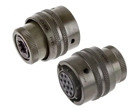 Produktfoto 1 von Amphenol Socapex, PT Kupferlegierung MIL-Spec Rundsteckverbinder Gerade, 10-polig, 1kV ac, Kabel, Gehäuse 12 Stecker,