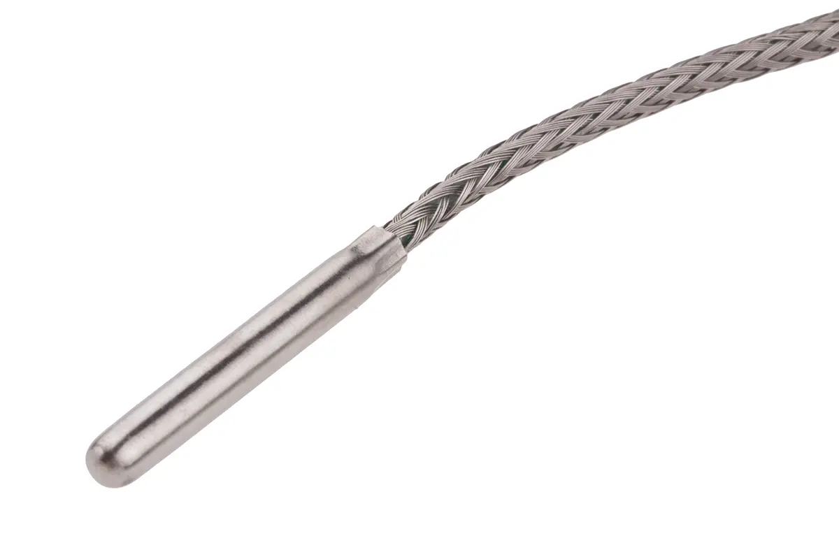 RS PRO XQ Edelstahl Geerdetes Thermoelement Typ K, Ø 3.18 mm x 25 mm 60 °C → 350 °C
