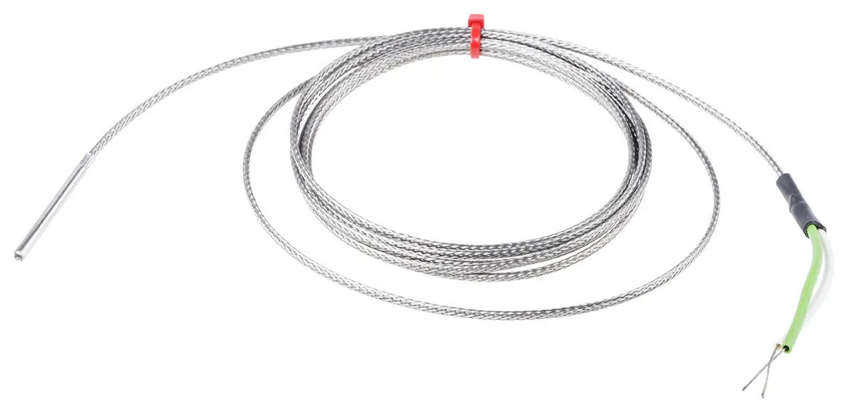 Produktfoto 1 von RS PRO Edelstahl Geerdetes Thermoelement Typ K, Ø 3.18mm x 40mm → +350°C