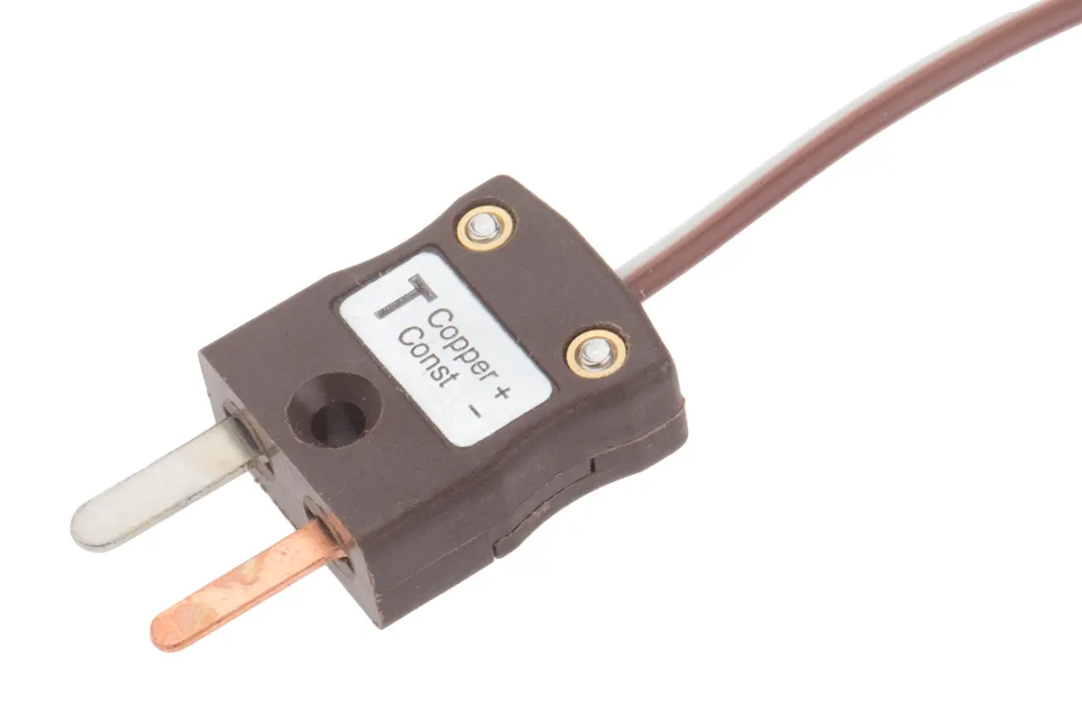 Produktfoto 1 von RS PRO PTFE Thermoelement mit offener Messstelle Typ T, Ø 1/0.376mm x 10m → +250°C