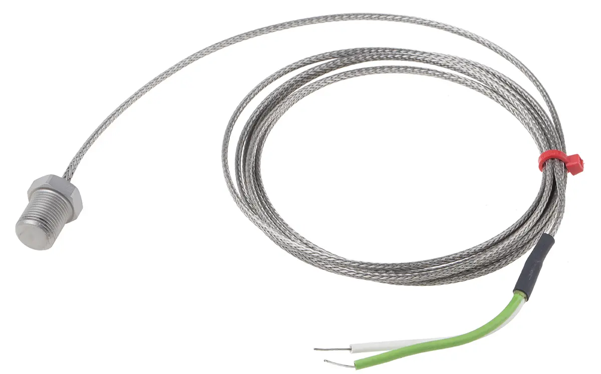 Produktfoto 1 von RS PRO Edelstahl Bolzen-Thermoelement Typ K, Ø M12 Bolt x 13mm → +250°C