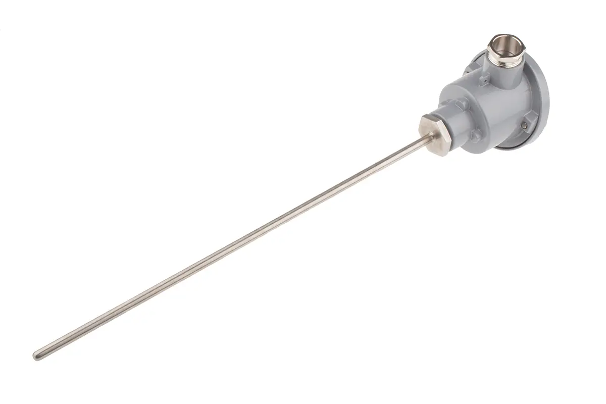 Produktfoto 1 von RS PRO Pt100 Widerstandsthermometer Edelstahl Ø 6 mm 4 x 300 mm Class B, -50 °C → 450 °C