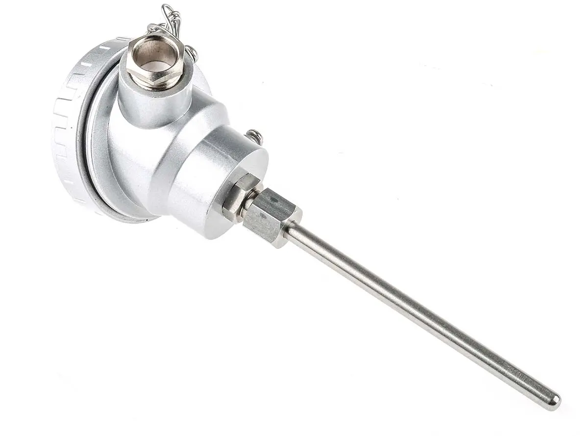 Produktfoto 1 von RS PRO Pt100 Widerstandsthermometer Edelstahl Ø 6 mm 4 x 100 mm Class B, -50 °C → 450 °C