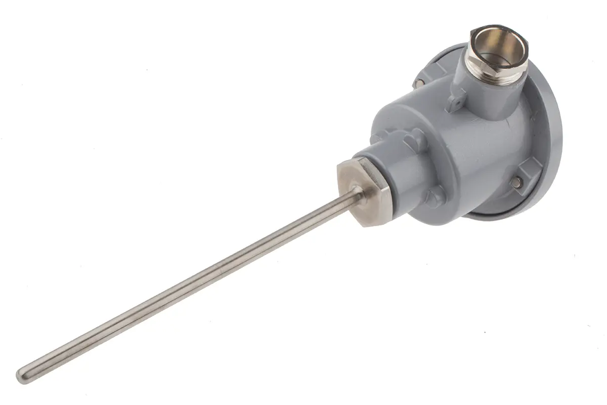 Produktfoto 1 von RS PRO PT100 Sensorelement Widerstandsthermometer Edelstahl Ø 6mm x 150mm, -50°C → +450°C