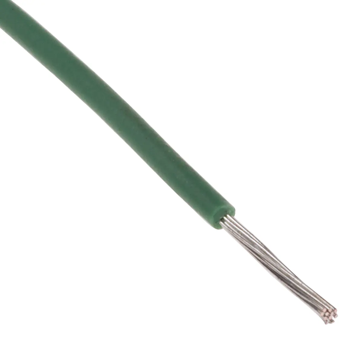 Produktfoto 1 von RS PRO UL11028 Schaltdraht 0.2 mm², 24 AWG 100 m Grün Ø 1.12 mm 11 Litzen Modifizierter Polyphenylen-Ether