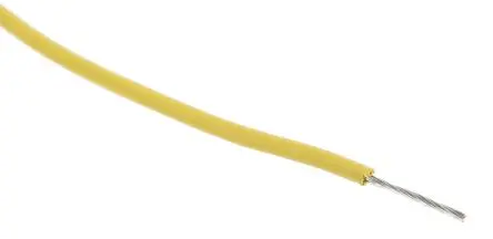 Produktfoto 1 von RS PRO UL3266 Schaltdraht 0.2 mm², 24 AWG 100 m Gelb Ø 1.43 mm 11 Litzen Polyethylen