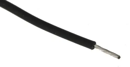 Produktfoto 1 von RS PRO UL3266 Schaltdraht 0.33 mm², 22 AWG 100 m Schwarz Ø 1.58 mm 17 Litzen Polyethylen
