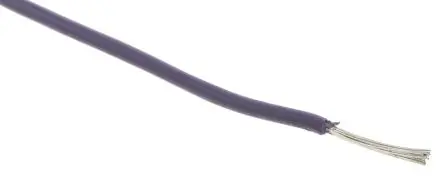 Produktfoto 1 von RS PRO UL3266 Schaltdraht 0.33 mm², 22 AWG 100 m Violett Ø 1.58 mm 17 Litzen Polyethylen