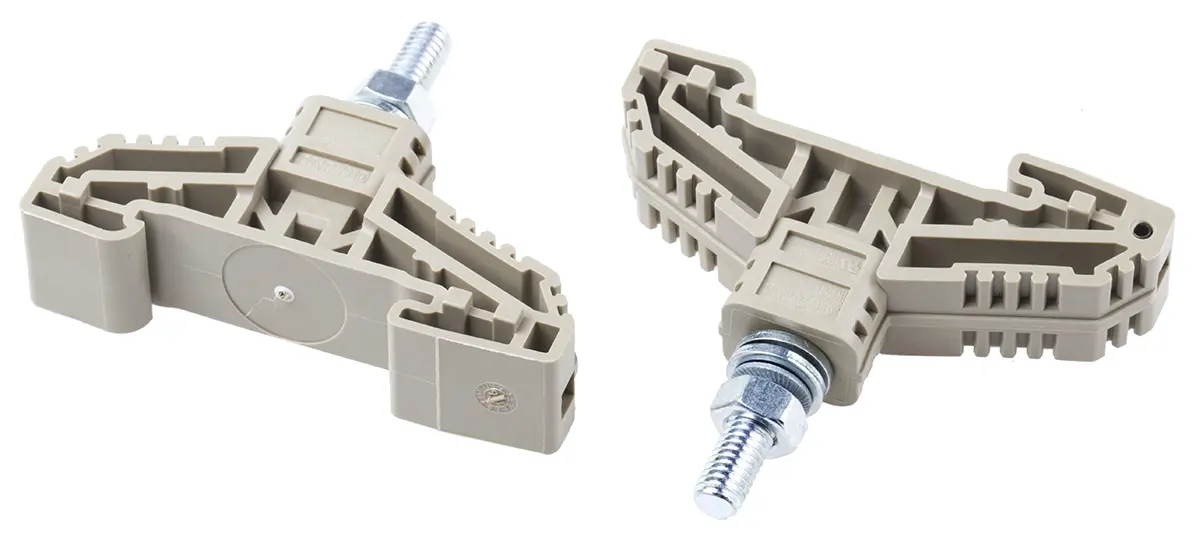 Produktfoto 1 von RS PRO HSK Bolzenklemme 1 Beige, 1 kV Bolzen