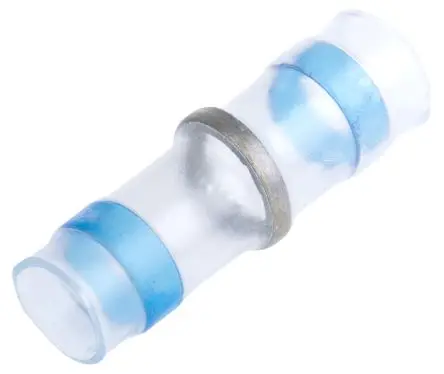 Produktfoto 1 von RS PRO GAST Lötmuffe ø 3.7 mm ø 6 mm, 32.5mm Länge 1kV 300V Blau Polyethylen