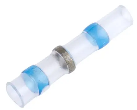 Produktfoto 1 von RS PRO GAST Lötmuffe ø 1.4 mm ø 2.7 mm, 24.5mm Länge 1kV 300V Blau Polyethylen