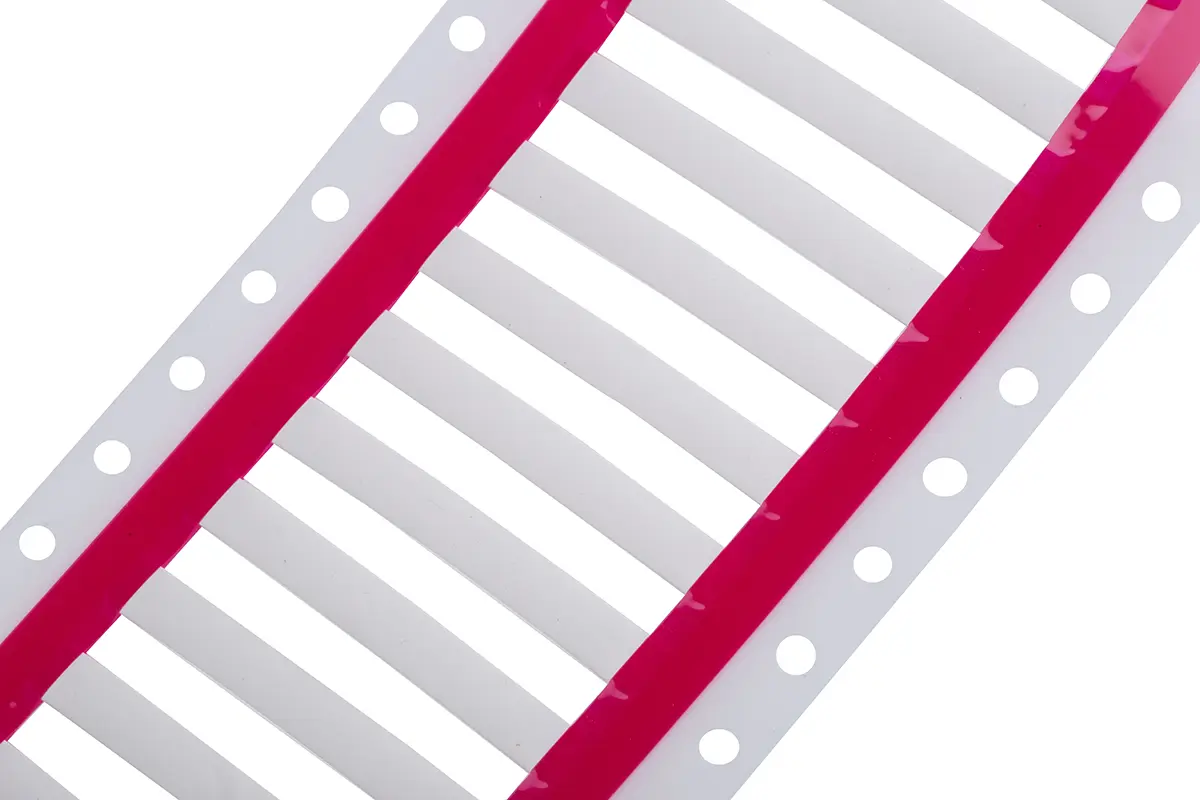 RS PRO Kabelmarkierung, Weiß, Ø 1.1 mm - 2.7 mm x 3.2 mm