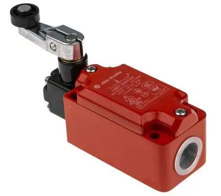Produktfoto 1 von Allen Bradley Guardmaster 440P Verriegelungsschalter, Kurzer Hebel 1 Schließer/1 Öffner, IP66, Metall