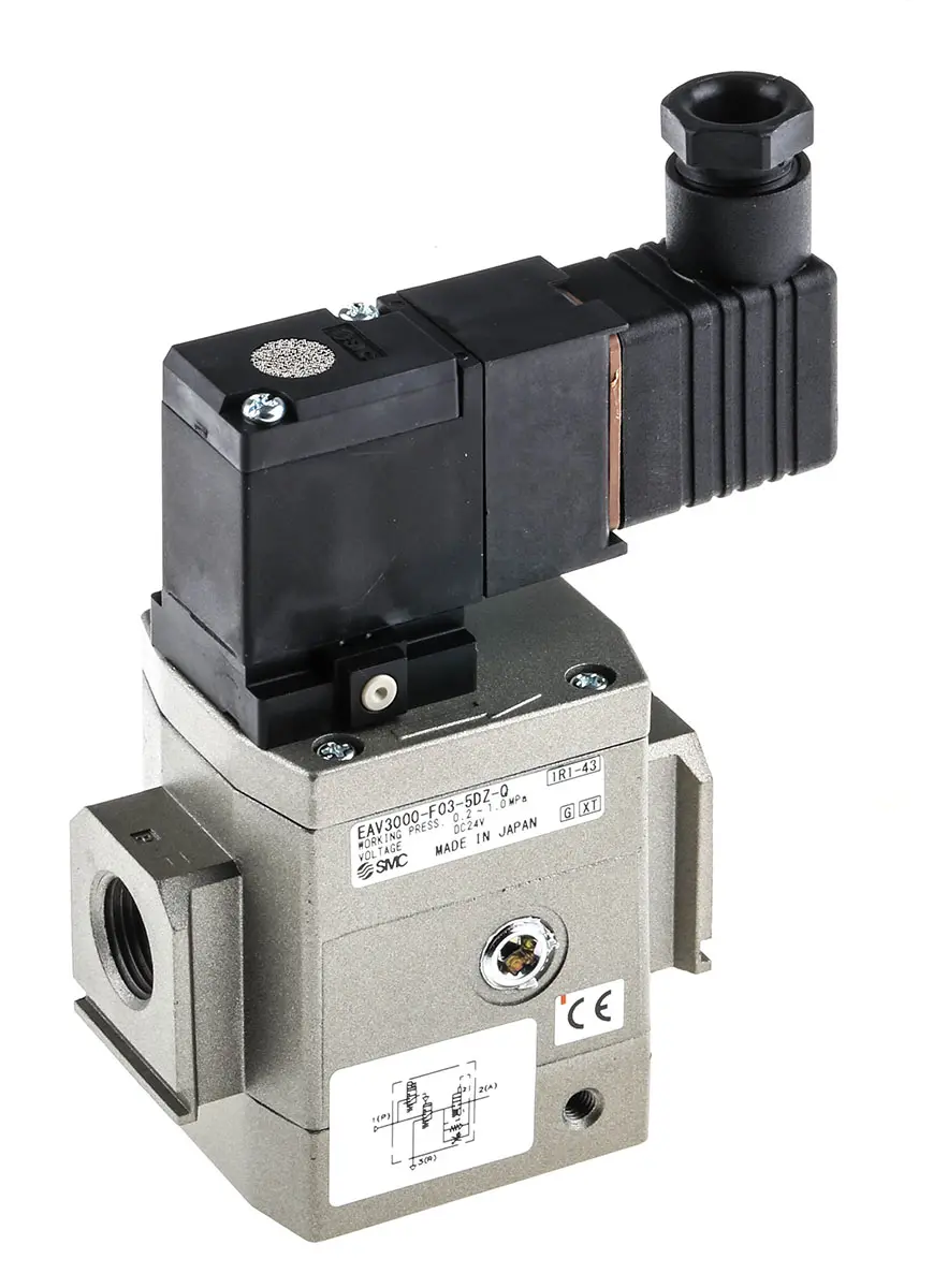 SMC AV3000 PneumatikWeichstartventil, 1 MPa