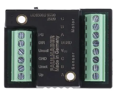 Produktfoto 1 von Faulhaber Gleichstrommotorsteuerung, 3-phasig, 18V dc, 4 V dc, Drehzahlregelung-Steuerung / 1A, L: 34mm B: 25 mm T: 14
