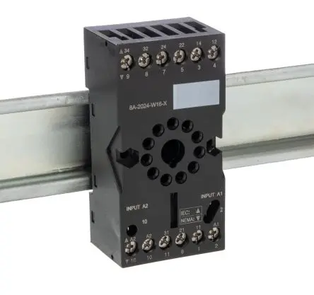 Produktfoto 1 von Schneider Electric Relaissockel zur Verwendung mit Relais Serie RSZ Harmony Relay RXG, 11 -Kontakt, DIN-Hutschiene, 250V
