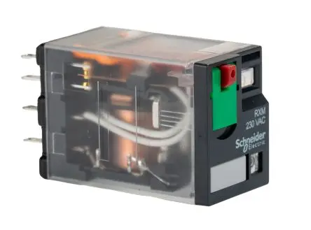 Produktfoto 1 von Schneider Electric Harmony Relay RXM Leistungsrelais 230V ac Spule 4-poliger Schließer 8A 15 kΩ 1.2 W