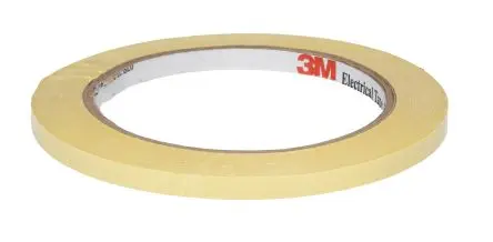 Produktfoto 1 von 3M Scotch 56 Polyethylenterephthalat Isolierband Gelb,  Stärke  0.06 mm x 6mm x 66 m, 0 °C bis 130 °C