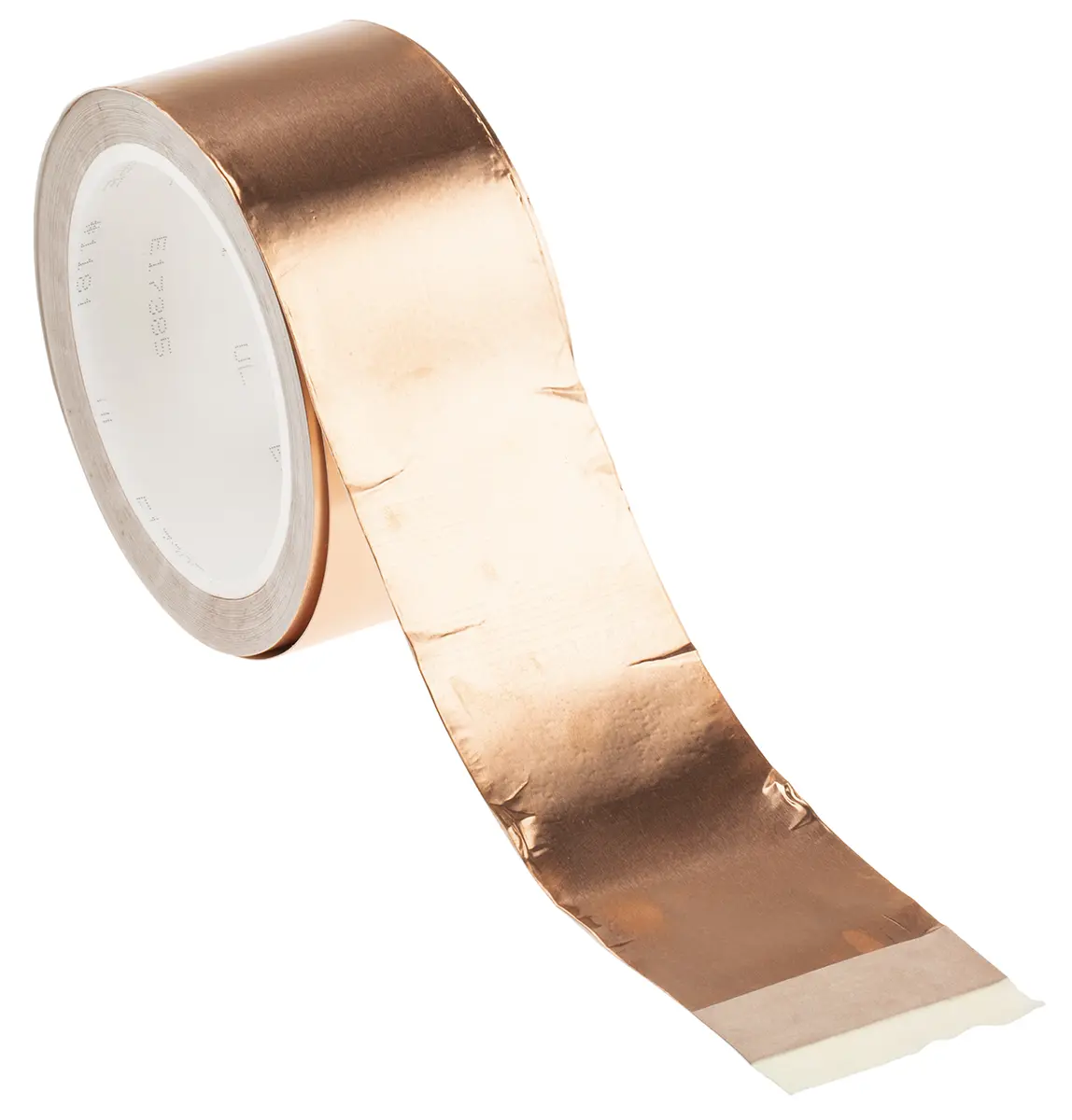 Produktfoto 1 von 3M 1181 Metallband Kupferband leitend, Stärke 0.04mm, 50mm x 16.5m, -40°C bis +130°C, Haftung 3,8 N/cm
