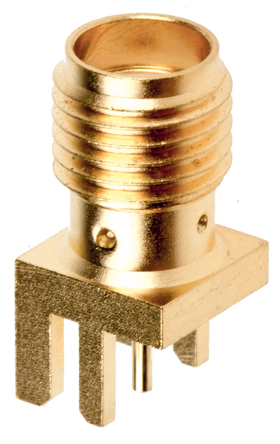 Produktfoto 1 von Cinch 142 Buchse Koaxialsteckverbinder SMA-Steckverbinder, Kante, für RG178, RG58, RG142-Kabel, 50 Ω Lot, Standard,