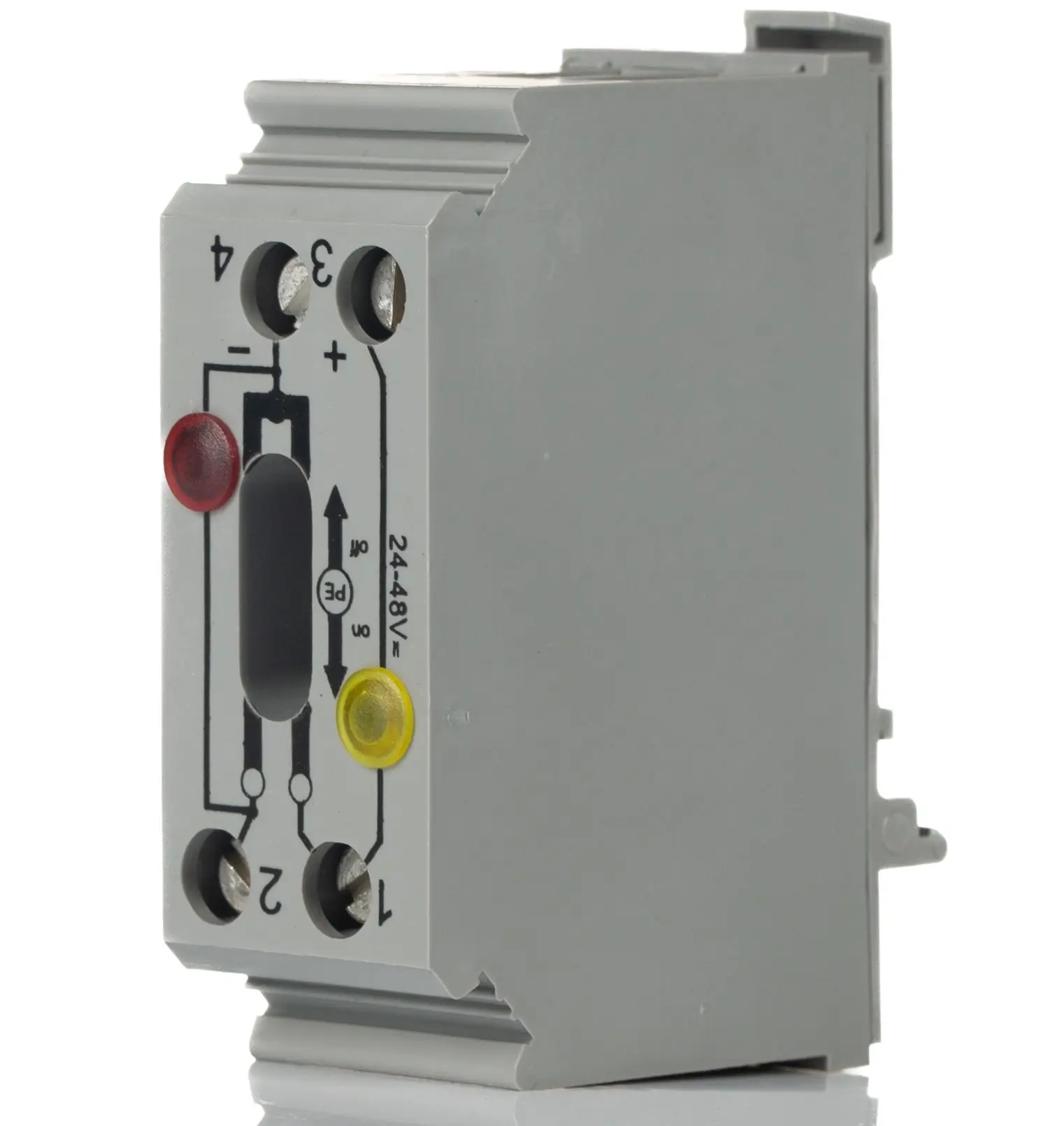 Produktfoto 1 von Phoenix Contact GTF 76/ 48 Klemmlieste abtrennen 1 Grau, 0.5 to 10 mm², 48 V Schraubbefestigung