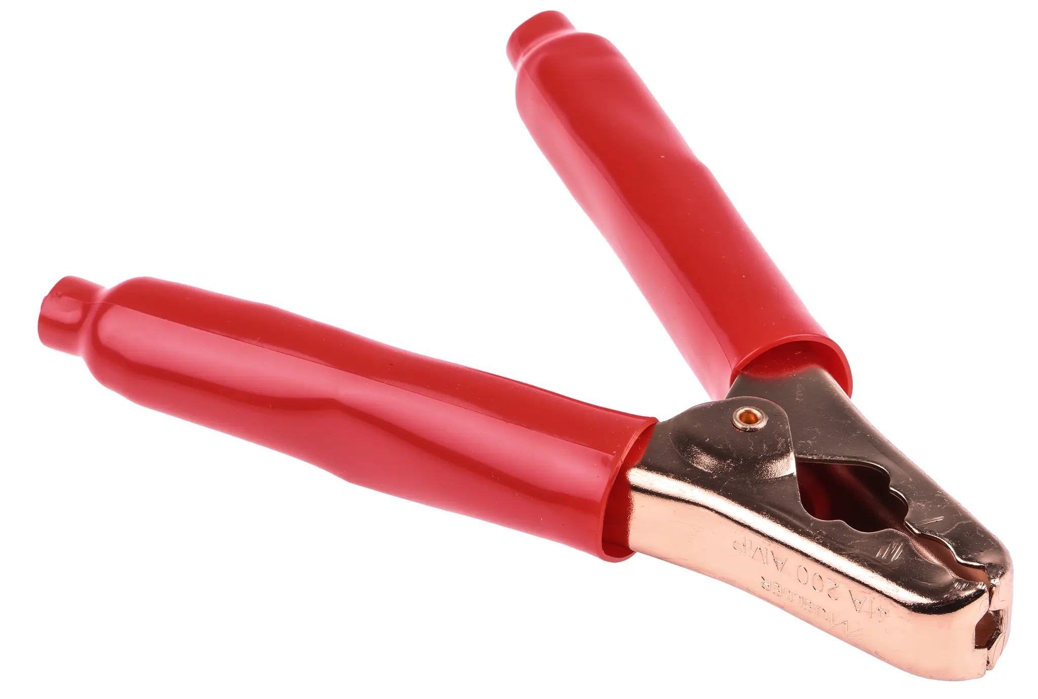 Produktfoto 1 von Mueller Electric Verkupferte 38 mm Krokodilklemme, Rot Polyvinylchlorid Isoliert