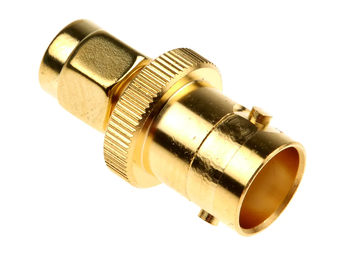 Produktfoto 1 von Mueller Electric HF Adapter, 50 Ω, Gerade, 12.4 GHz Buchse Buchse, Koaxial Nennspannung