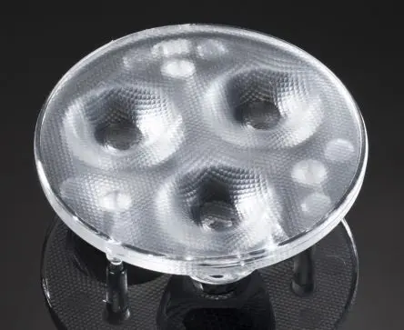 Produktfoto 1 von Ledil Tuija LED Linse Rund aus Polymethylmethacrylat Rund, Klar 46 to 59 °, Ø 50 mm x 14.5 mm