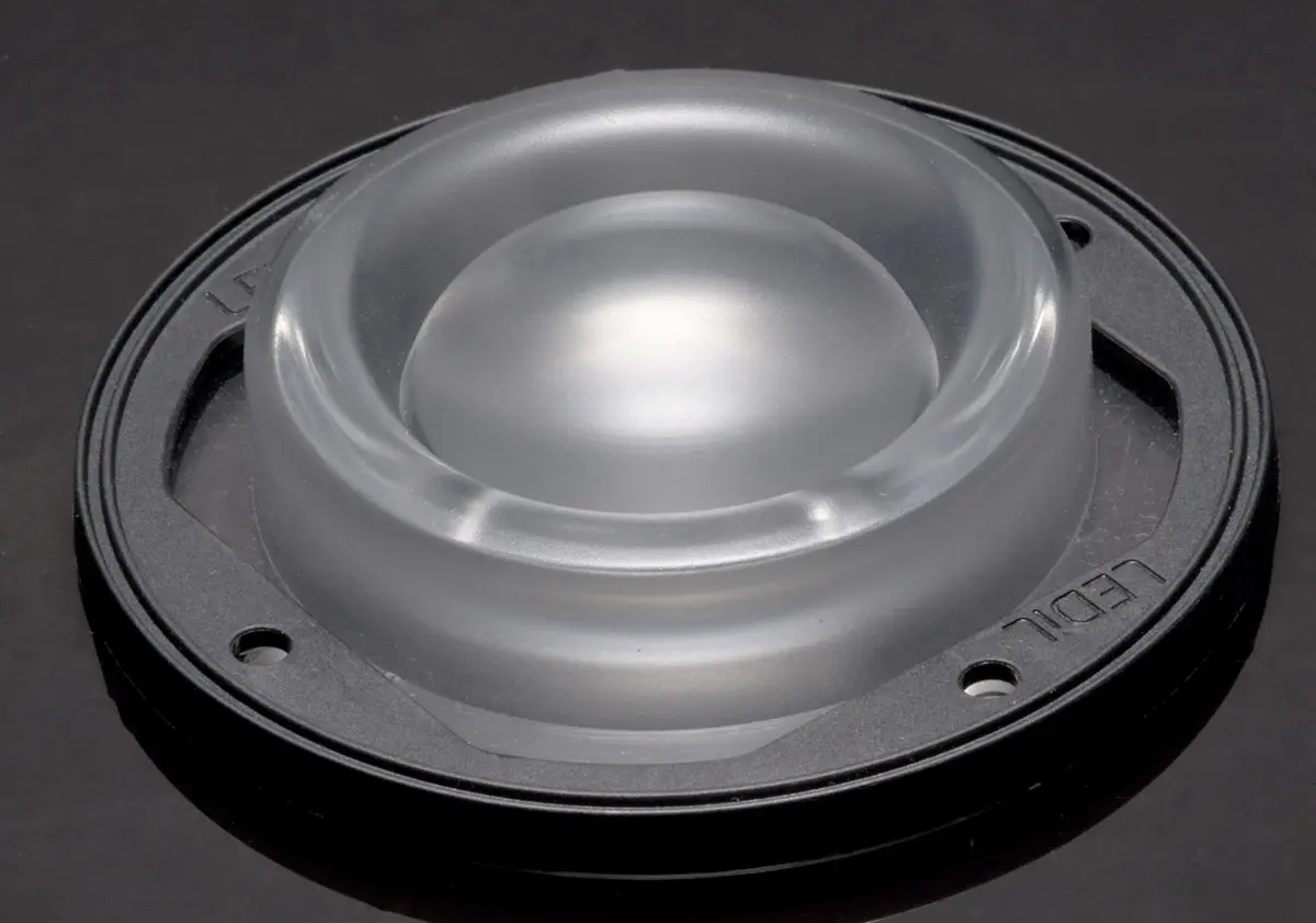 Produktfoto 1 von Ledil Stella LED Linse Rechteckig aus Silikon Rund, Klar 78 °, Ø 90 mm x 19.5 mm, für Bridgelux VERO18, Bridgelux