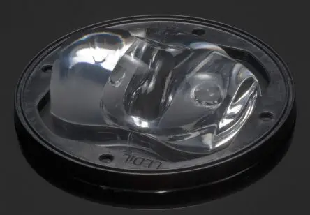 Produktfoto 1 von Ledil Stella LED Linse Rechteckig aus Silikon Rund, Klar Asymmetric, Ø 90 mm x 22 mm, für Cree CXA/B 1816, Cree CXA/B