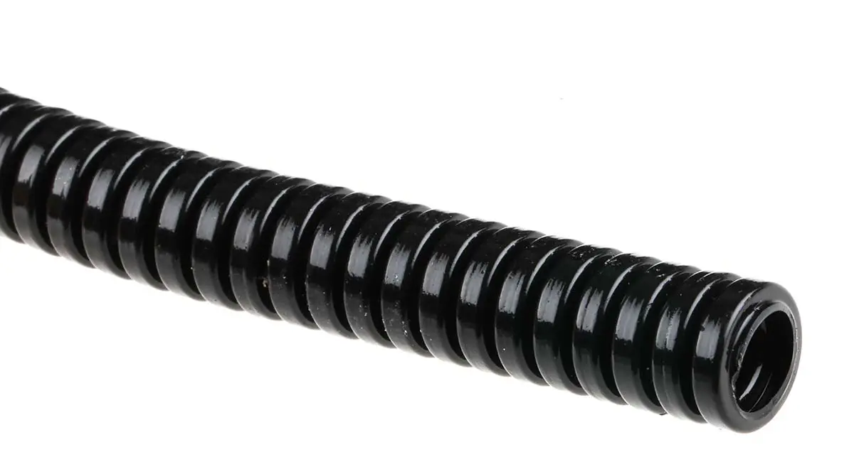 Produktfoto 1 von Flexicon FPAS Leerrohr Kunststoff, Ø 10mm nom. flexibel, Schwarz A ø 10mm I ø 6.3mm x 50m , mit IP-Schutzklasse
