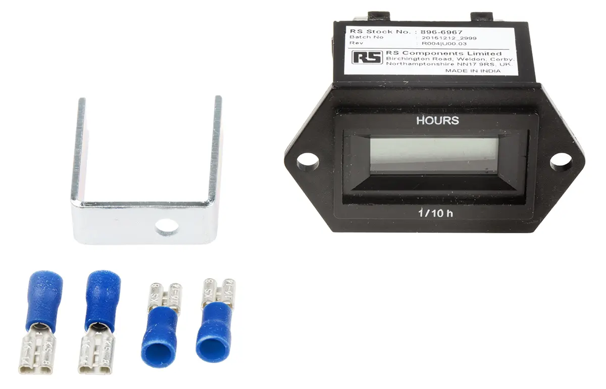 Produktfoto 1 von RS PRO LCD Aufwärts Zähler Remote 6-stellig Stunden max. 50Hz 85 → 265 V ac