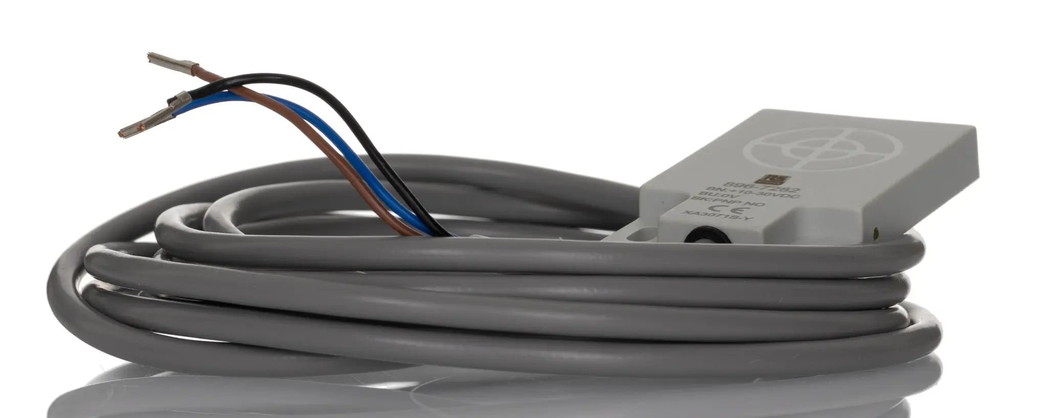 Produktfoto 1 von RS PRO Näherungssensor Kapazitiv, Kubisch 8 mm PNP 10 → 30 V DC / 200 mA NO, IP67