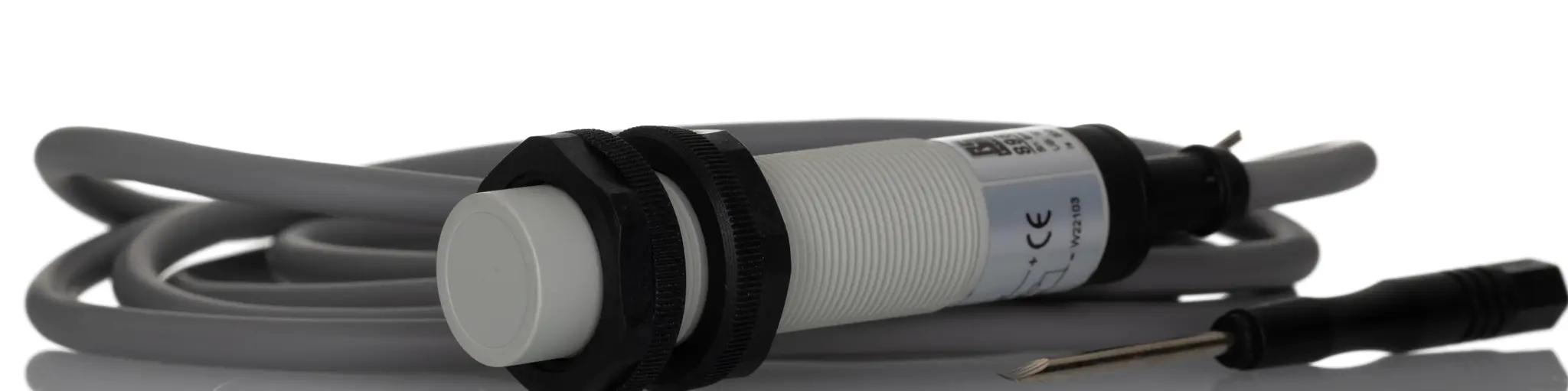 Produktfoto 1 von RS PRO M18 Näherungssensor Kapazitiv, Gewinderohr 8 mm PNP 10 → 30 V dc / 200 mA NO, IP67