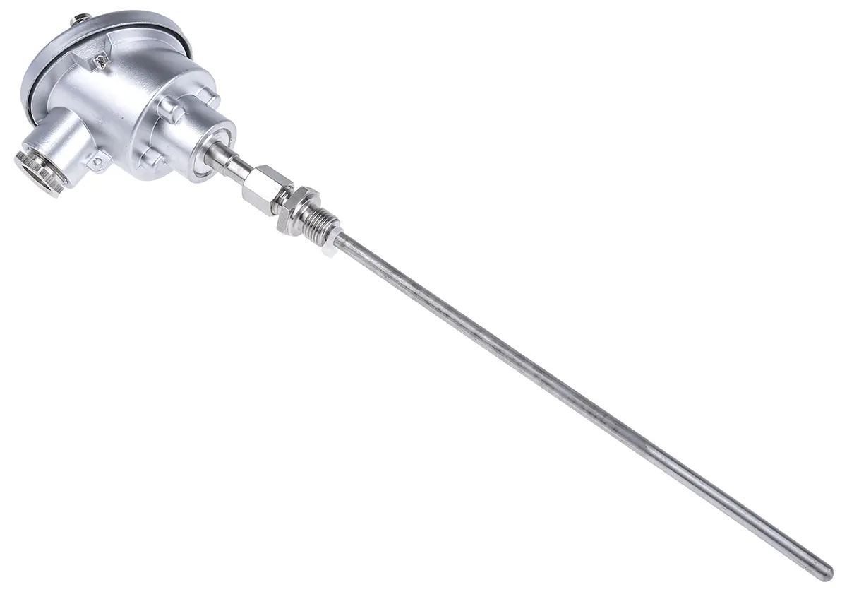 Produktfoto 1 von RS PRO Edelstahl Thermoelement Typ K, Ø 6mm x 250mm → +1000°C