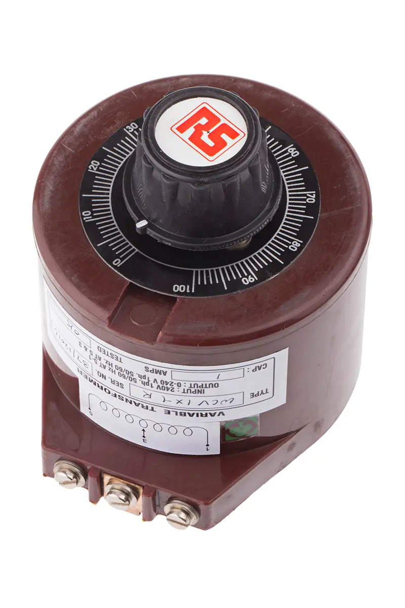 RS PRO Stelltransformator, Primär 240V / Sekundär 0 → 240V 240VA 1-phasig Oberflächenmontage Rechtsdrehend 1