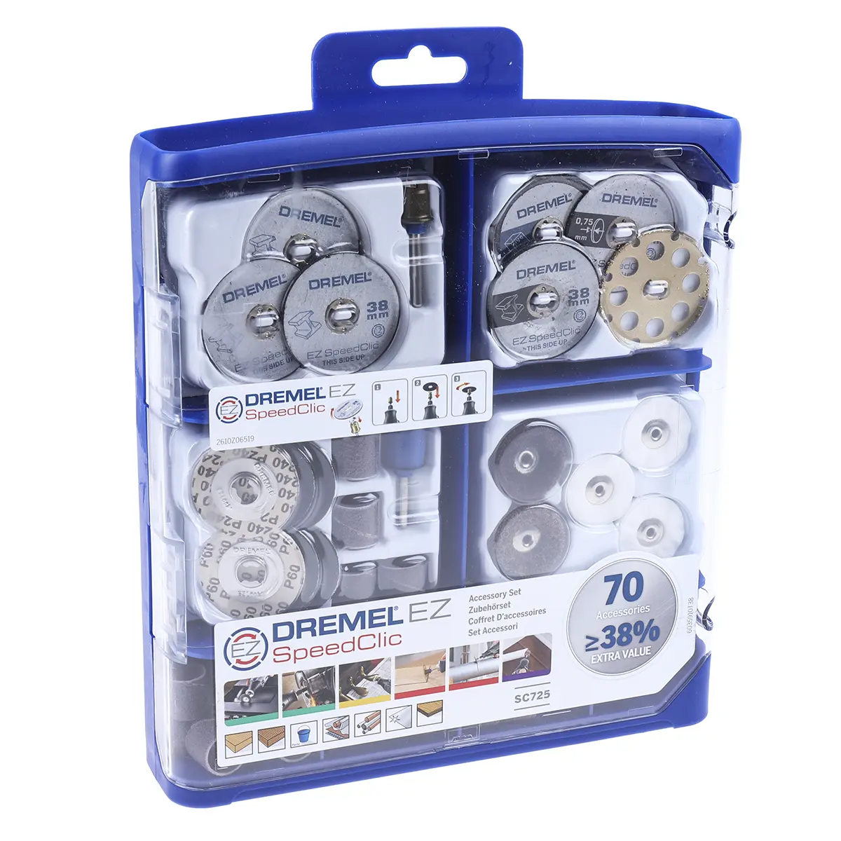 Produktfoto 1 von Dremel Zubehörsatz für Dremel Werkzeuge 70