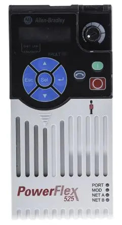 Produktfoto 1 von Allen Bradley PowerFlex 525 3-Phasen Frequenzumrichter 750 W 480V ac 2.3 A 500Hz