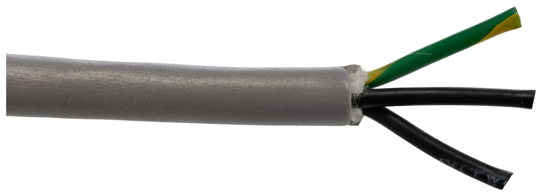 Produktfoto 1 von Alpha Wire ECO Steuerkabel, 3-adrig 0.5mm² 20 AWG Grau Ungeschirmt, 30 m, Modifizierter Polyphenylen-Ether