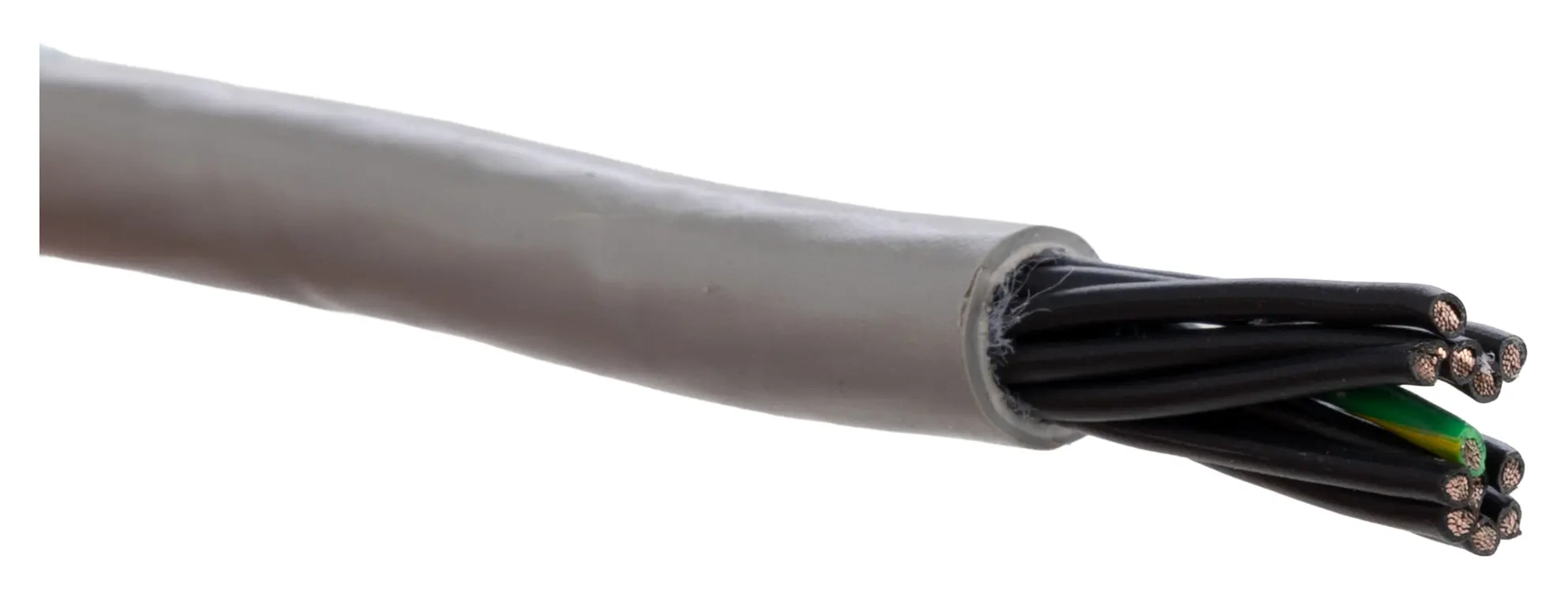 Produktfoto 1 von Alpha Wire ECO Steuerkabel, 12-adrig 0.5mm² 20 AWG Grau Ungeschirmt, 30 m, Modifizierter Polyphenylen-Ether