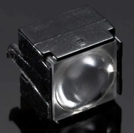 Ledil Larisa LED Linse 1-LEDs Vierkant aus Polymethylmethacrylat Vierkant, Schwarz 32 to 63 ° x 7.5 mm, für Cree XB-D,