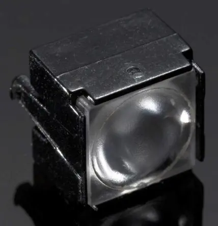 Ledil Larisa LED Linse 1-LEDs Vierkant aus Polymethylmethacrylat Vierkant, Schwarz 50 to 70° x 7.5 mm, für Cree XB-D,