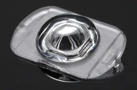 Produktfoto 1 von Ledil Kiki LED Linse 1-LEDs Rechteckig aus Polymethylmethacrylat Rechteckig, Klar 165 to 170 ° x 5.9 mm