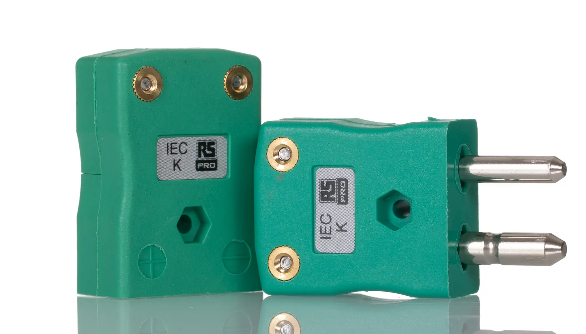 Produktfoto 1 von RS PRO Standardgröße Thermoelement-Steckverbinder Stecker und Buchse für Thermoelement Typ K