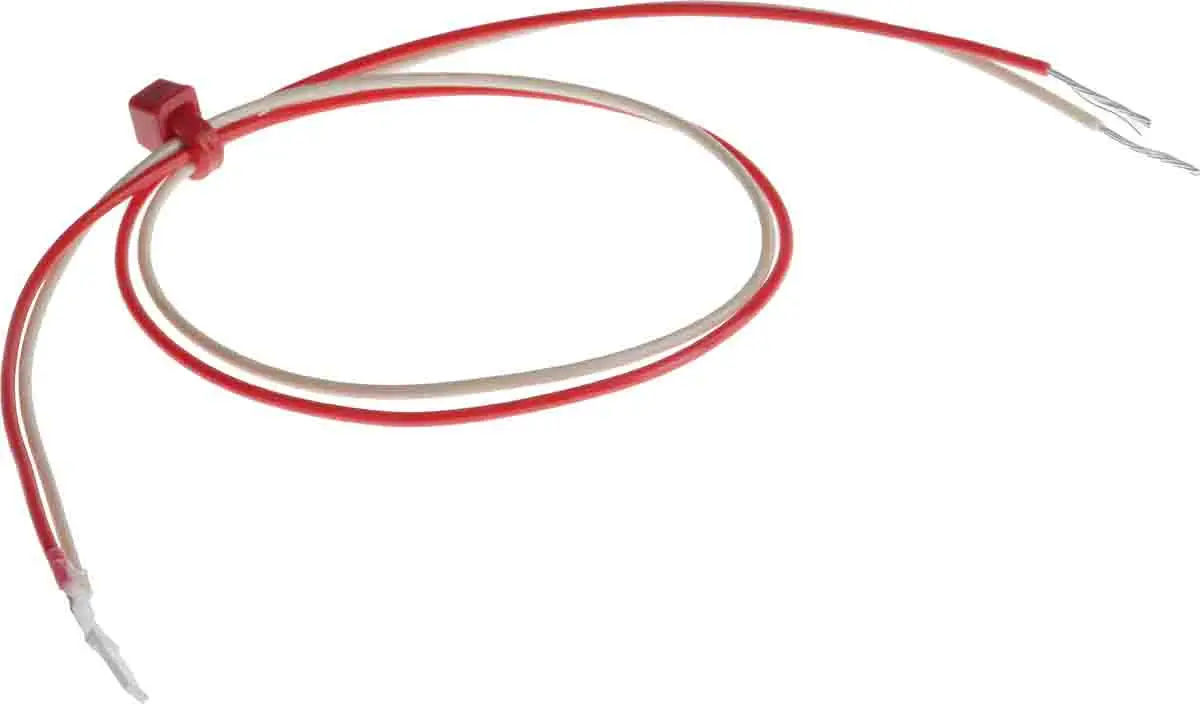 Produktfoto 1 von RS PRO Pt1000 Sensorelement Widerstandsthermometer Platin Ø 2mm x 10mm, -50°C → +250°C, 300mm Leitung