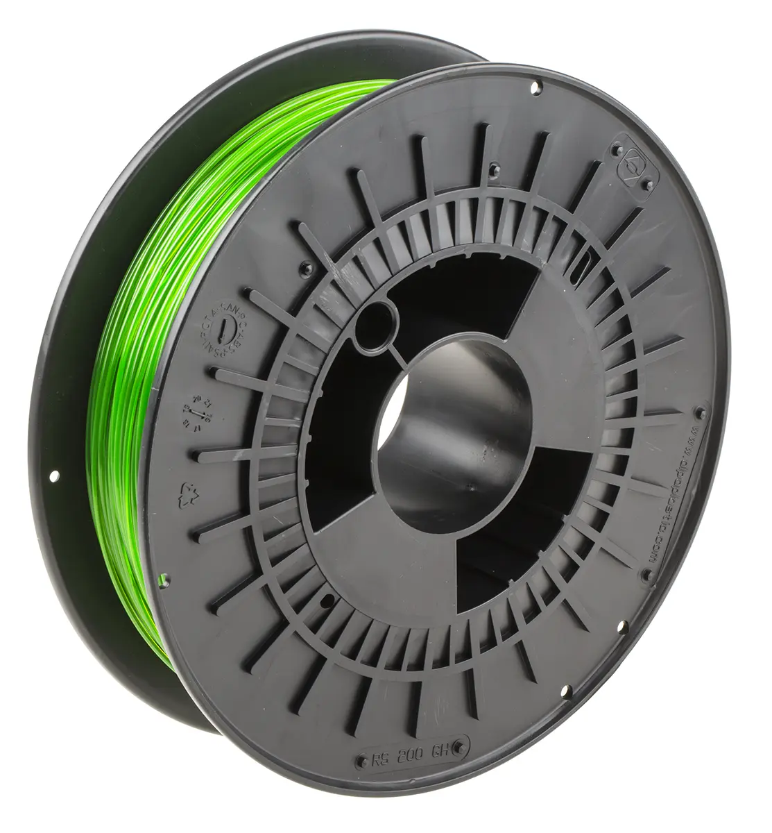 Produktfoto 1 von RS PRO Polyethylenterephthalat Glykol 3D-Drucker Filament zur Verwendung mit Gängige Desktop-3D-Drucker,