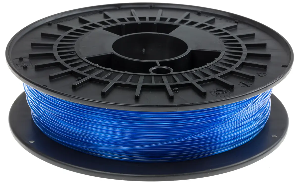 Produktfoto 1 von RS PRO Polyethylenterephthalat Glykol 3D-Drucker Filament zur Verwendung mit Gängige Desktop-3D-Drucker,