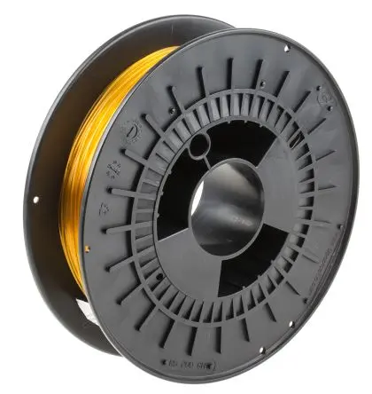 Produktfoto 1 von RS PRO PET-G 3D-Drucker Filament zur Verwendung mit Gängige Desktop-3D-Drucker, Lichtdurchlässig Gelb, 1.75 mm, Fused