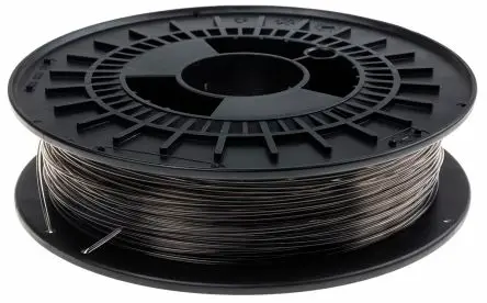 Produktfoto 1 von RS PRO PET-G 3D-Drucker Filament zur Verwendung mit Gängige Desktop-3D-Drucker, Schwarz, Klar, 1.75 mm, Fused Deposition