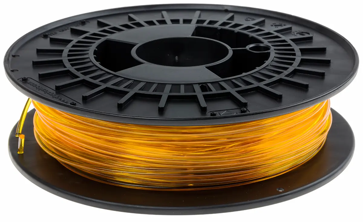 Produktfoto 1 von RS PRO Polyethylenterephthalat Glykol 3D-Drucker Filament zur Verwendung mit Gängige Desktop-3D-Drucker,